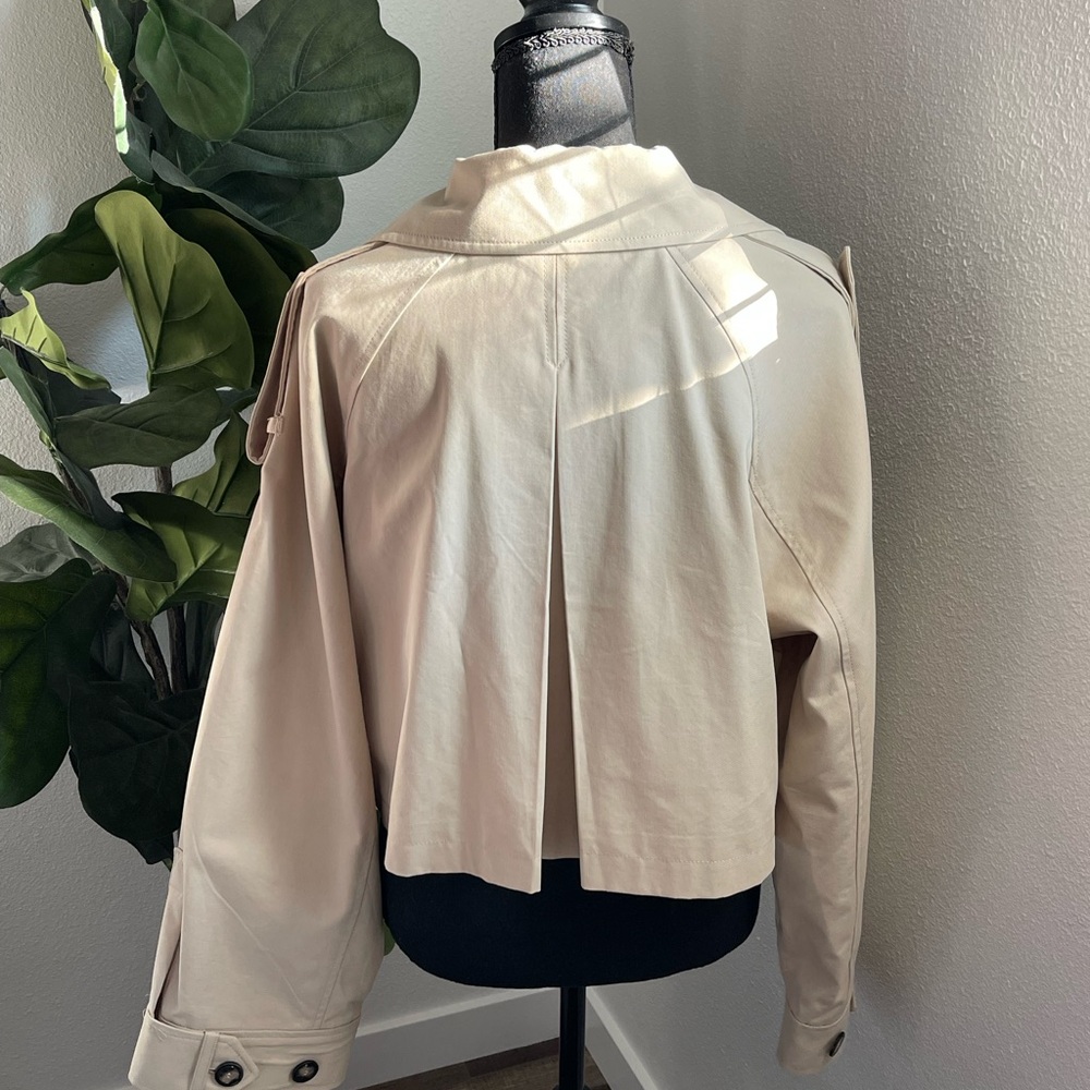 Zara Women's Tan Trench Coat - Picture 2 of 3